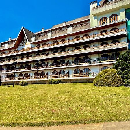 Apartamento no Quatre Saisons com café da manhã e wi-fi próprio para 8 pessoas Campos do Jordão Exterior foto