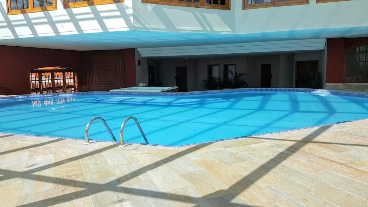 Apartamento no Quatre Saisons com café da manhã e wi-fi próprio para 8 pessoas Campos do Jordão Exterior foto